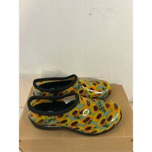 Groundwork size 8 Sunflowers Garden‎ Shoes Rubber Waterproof Slip Ons